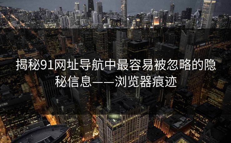 揭秘91网址导航中最容易被忽略的隐秘信息——浏览器痕迹